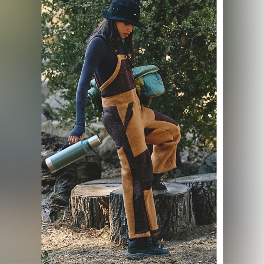 Free People Movement Hit The Slopes Overalls NWOT - Picture 3 of 16